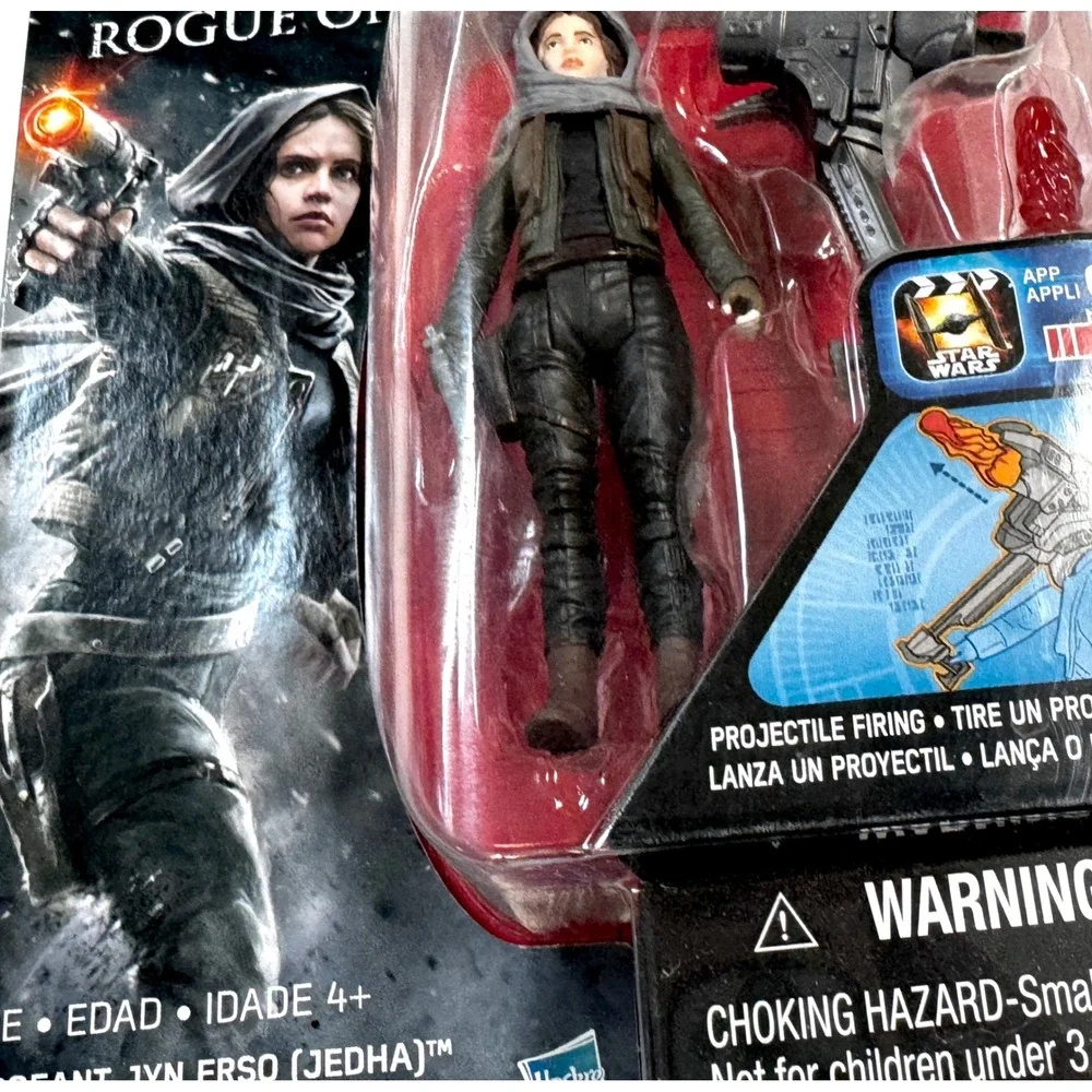 Star Wars Rogue One‎ Sergeant Jyn Erso Jedha Action Figure Hasbro 6 Plus